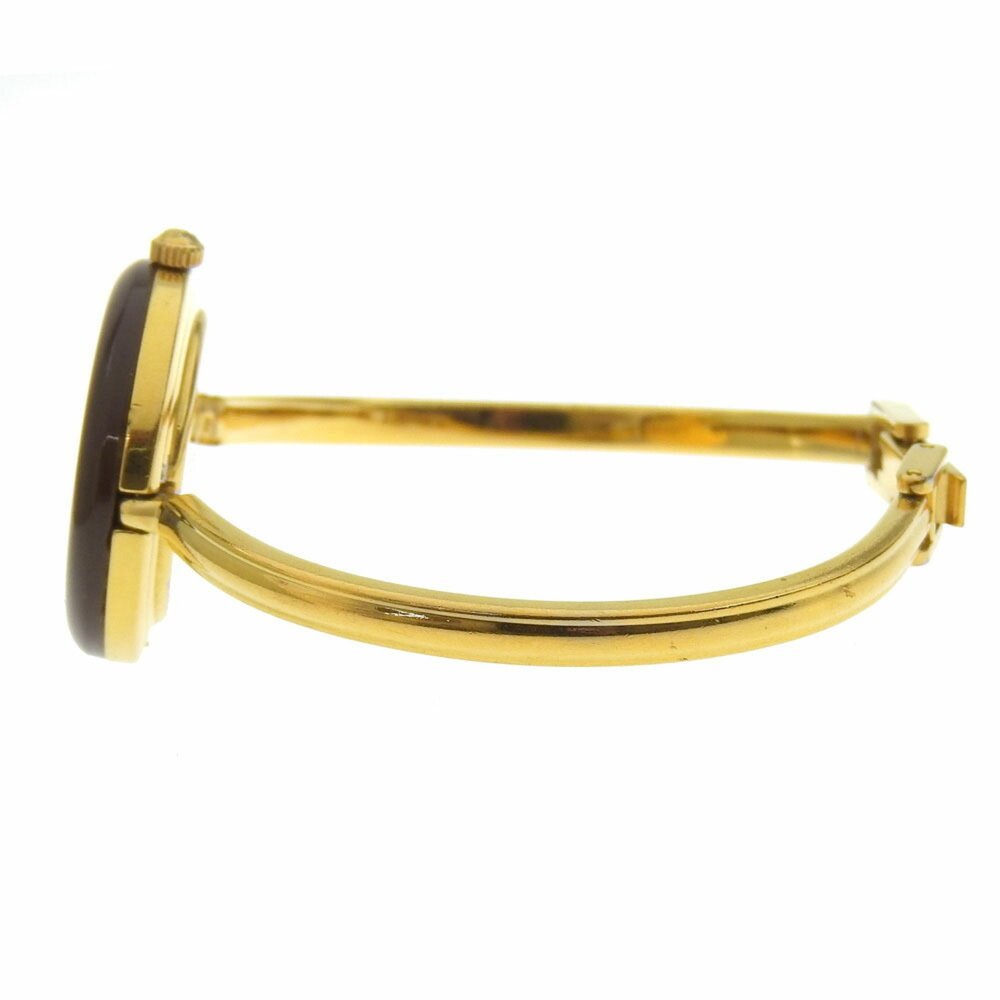 Gucci GUCCI Change Bezel Watch 11/12.2 Gold Plated Quartz Analog Display Whit... - Picture 4 of 8